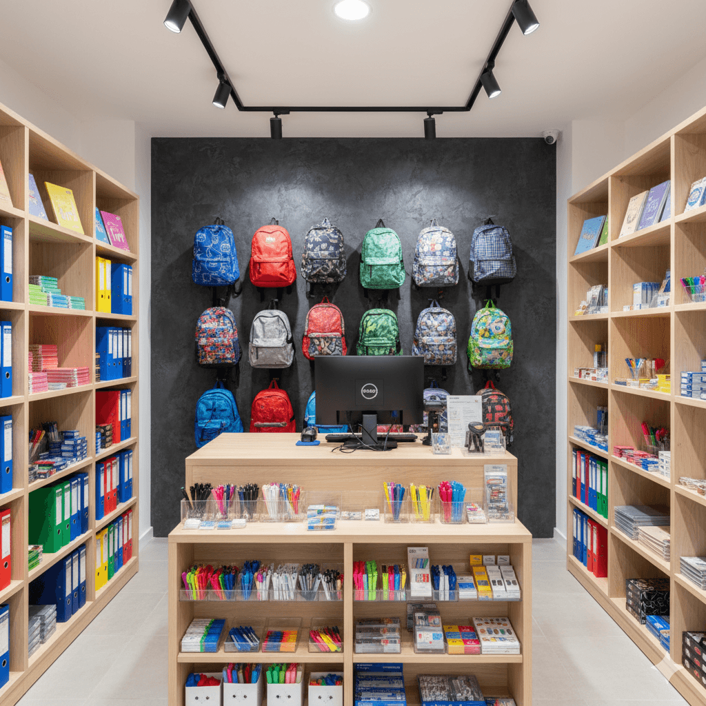 Niveles de inventario en una papelería con Orbita POS